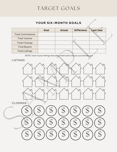 Real Estate Business Planner - Canva Template & Printable