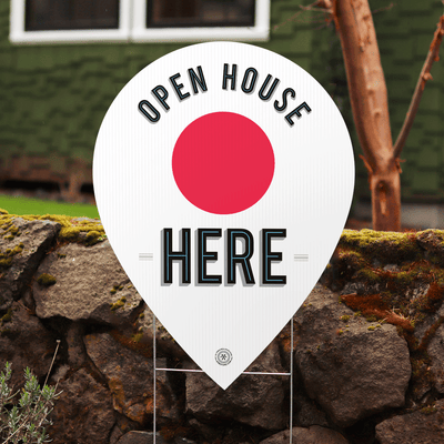 Open House Here - Map Pin