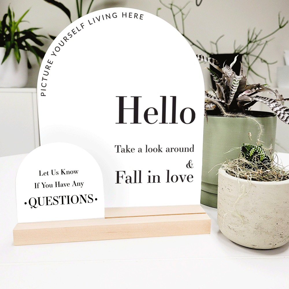 Arched Hello Sign - Kit No.1