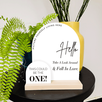 Arched Hello Sign - Kit No.2