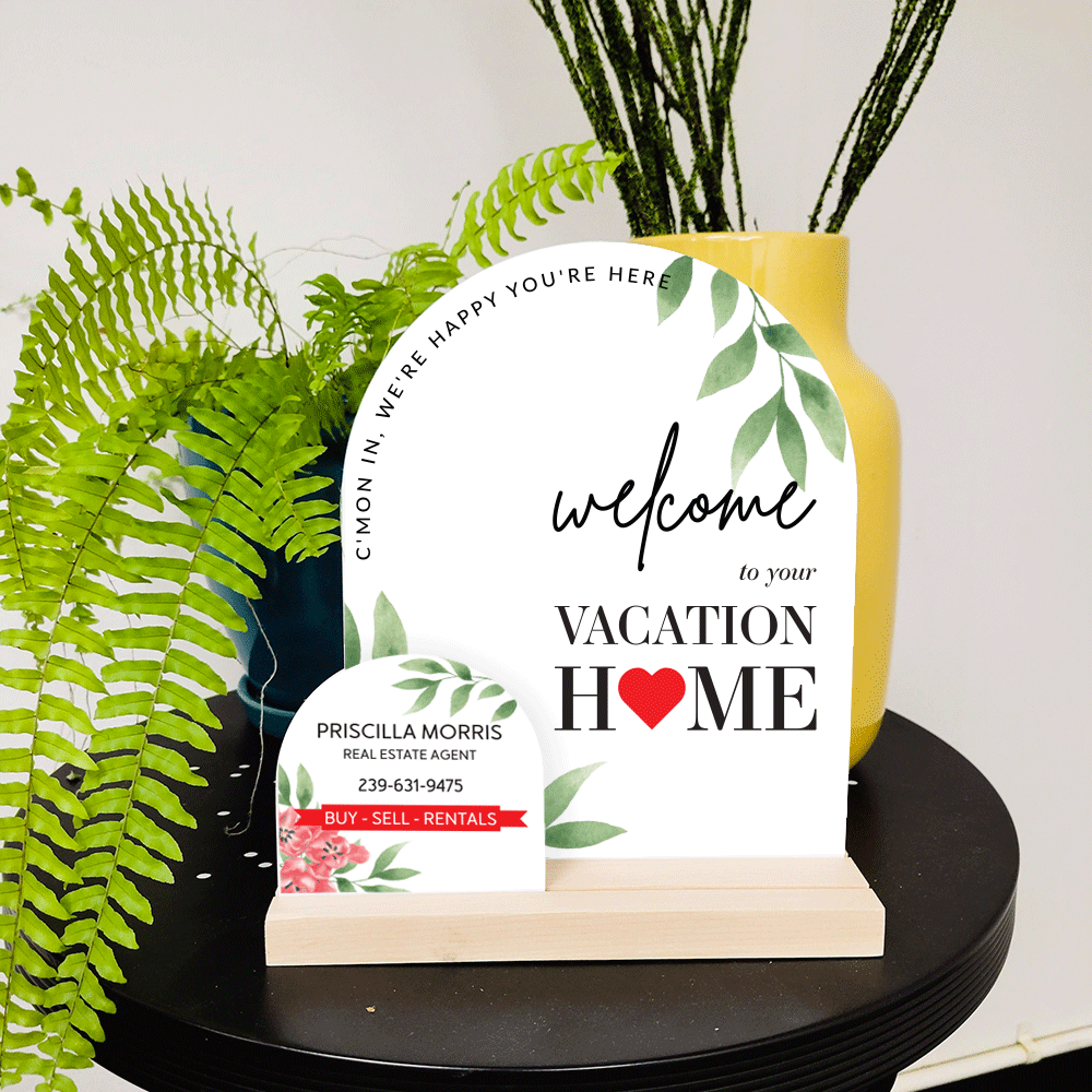 Custom Arch Welcome Sign set