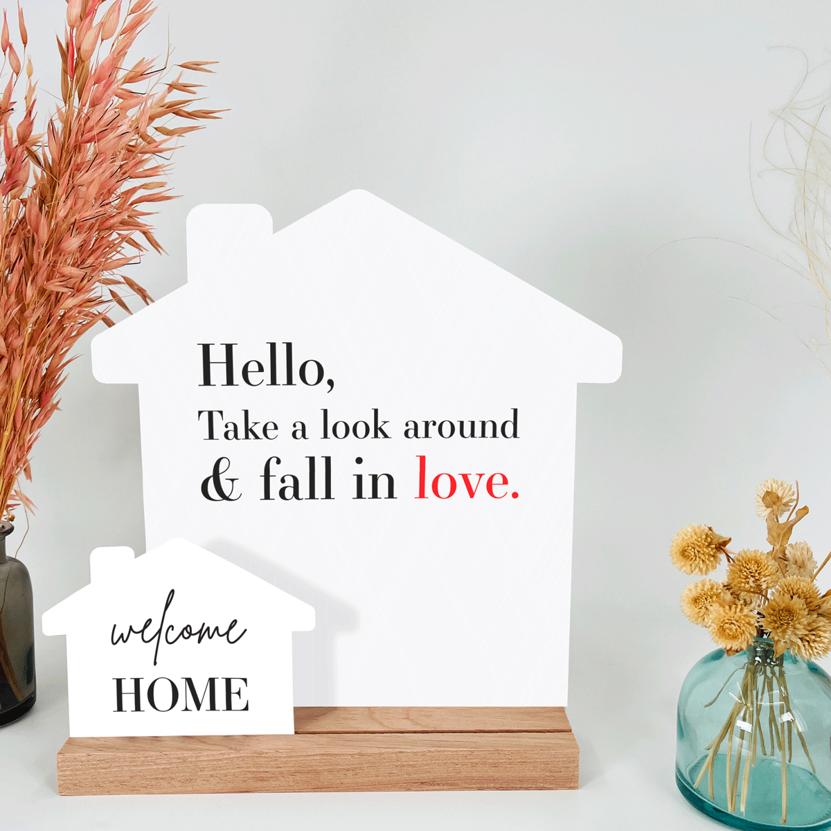 House-Shaped Hello Sign - Kit No.2