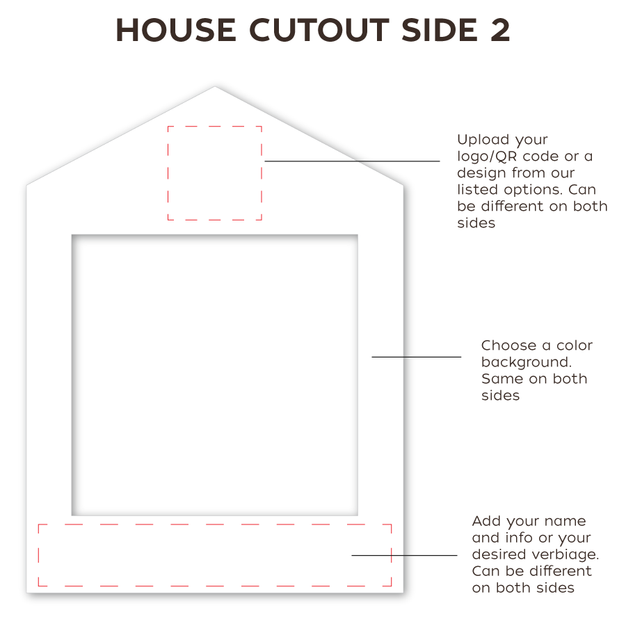 Personalized House Cutout