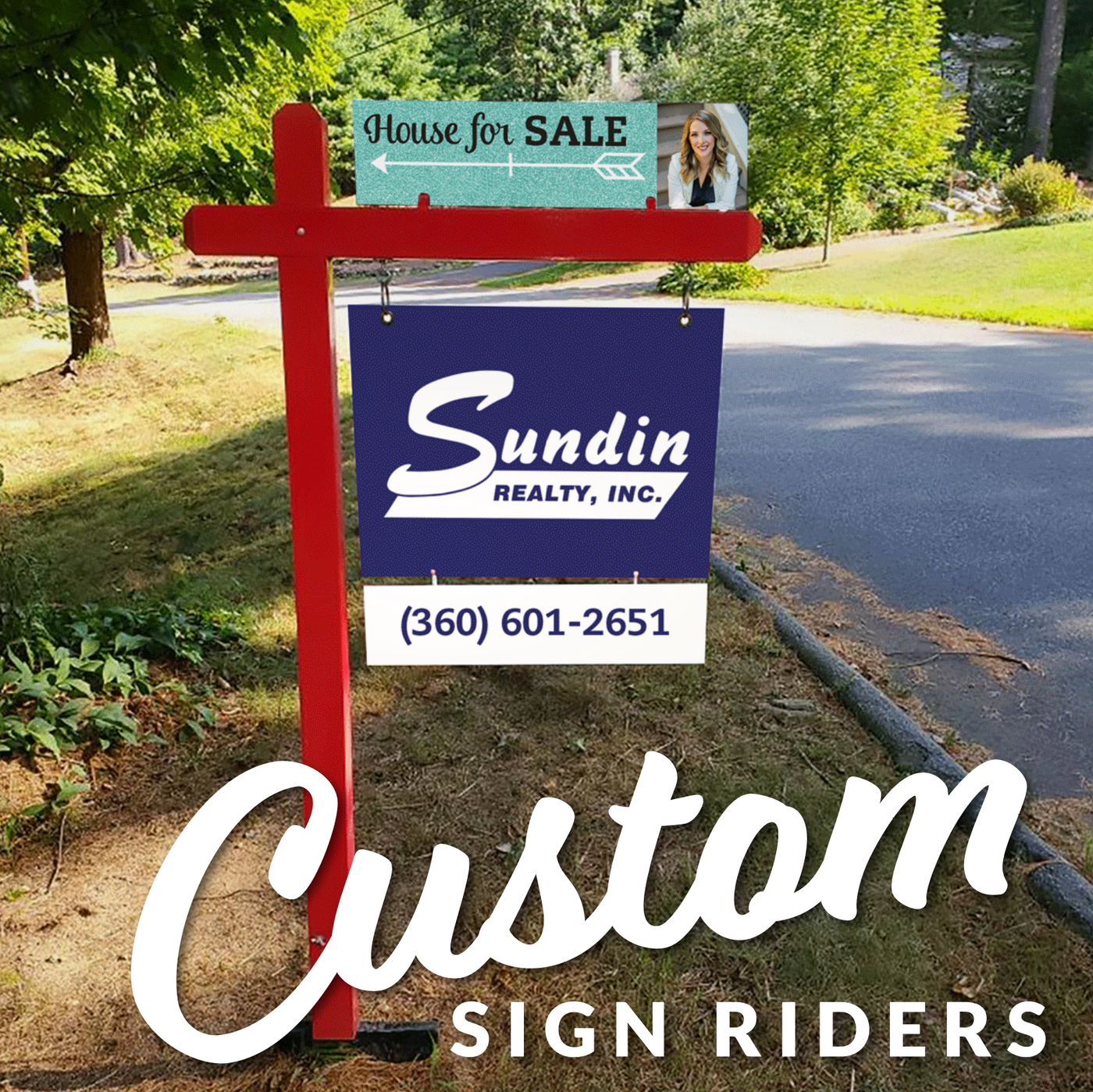 Custom Sign Rider/Directionals
