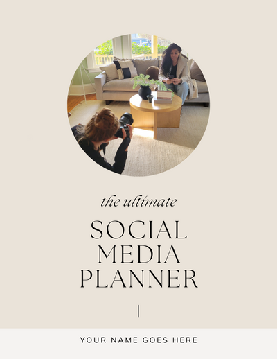 Social Media Planner - Canva Template & Printable