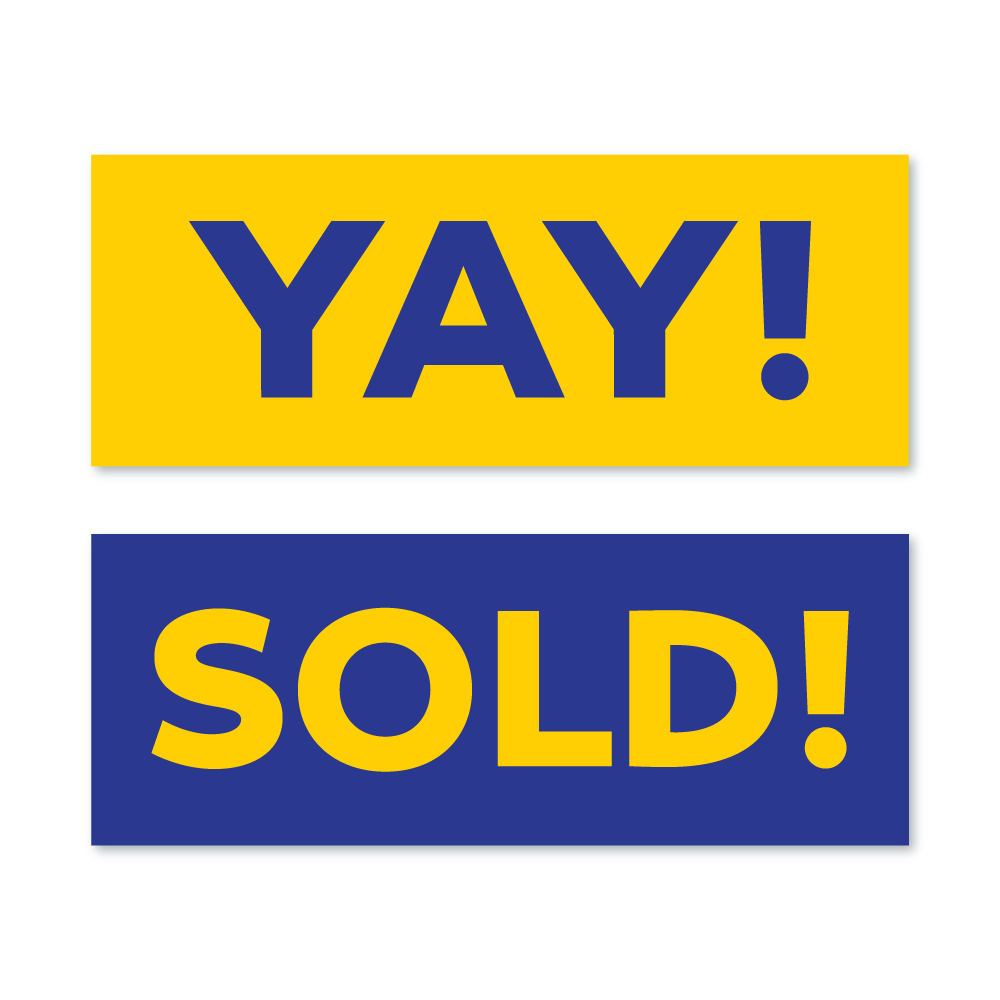 YAY! SOLD! - Testimonial Prop™ - Bright