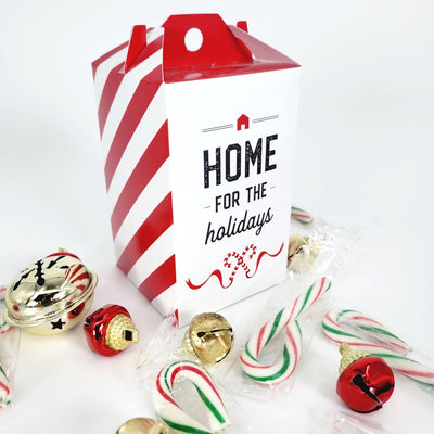 Christmas Candy Cartons - Home For the Holidays - Red - All Things Real Estate