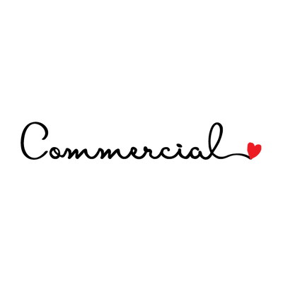 Commercial - Cursive Heart (sticker) - All Things Real Estate