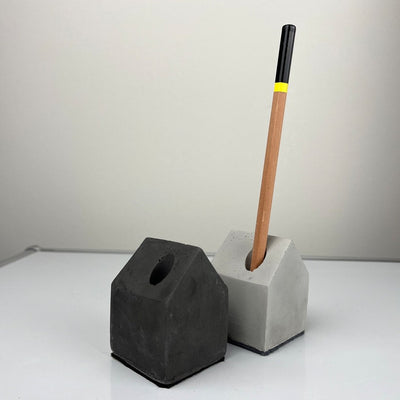 Concrete House Pen Holder - All Things Real Estate