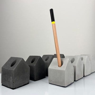 Concrete House Pen Holder - All Things Real Estate