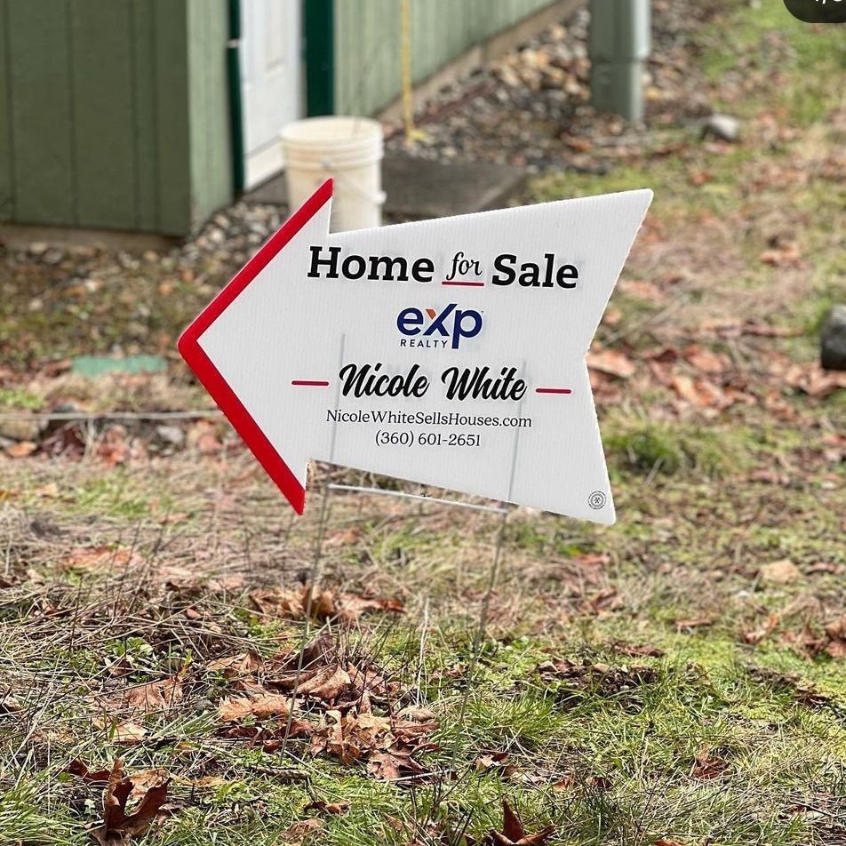 Custom Arrow Yard Sign - All Things Real Estate