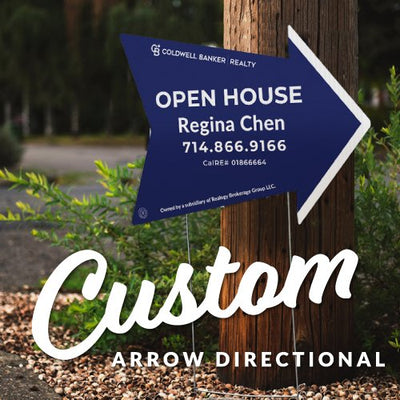 Custom Arrow Yard Sign - All Things Real Estate