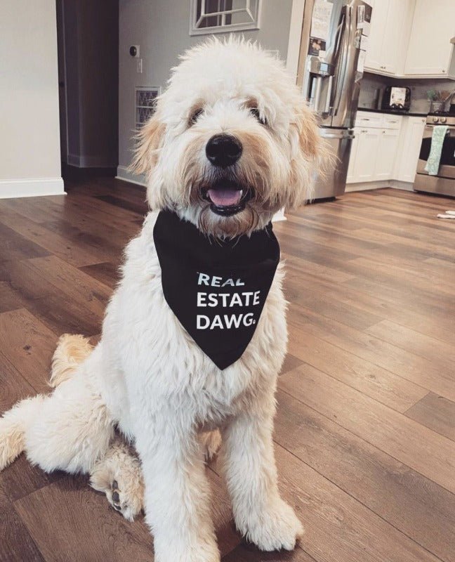 Dog Bandana - Real Estate Dawg. (Black) - All Things Real Estate