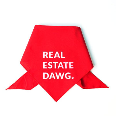 Dog Bandana - Real Estate Dawg. (Red) - All Things Real Estate