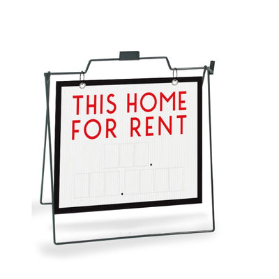 For Rent - Black Border- Yard Sign - All Things Real Estate