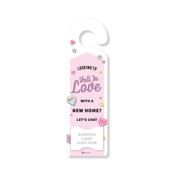 Holiday Door Hanger - Valentine - Fall In Love - All Things Real Estate
