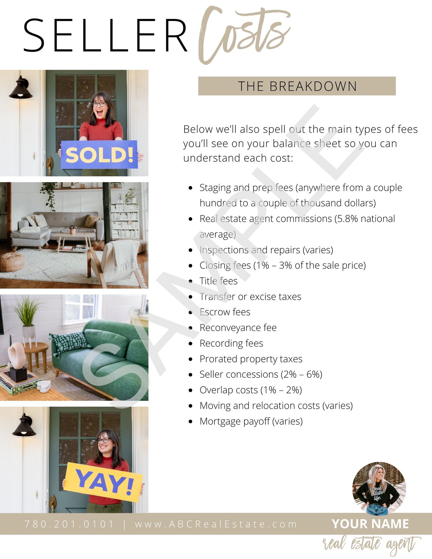 Home Seller Guide - Canva Editable Template - All Things Real Estate