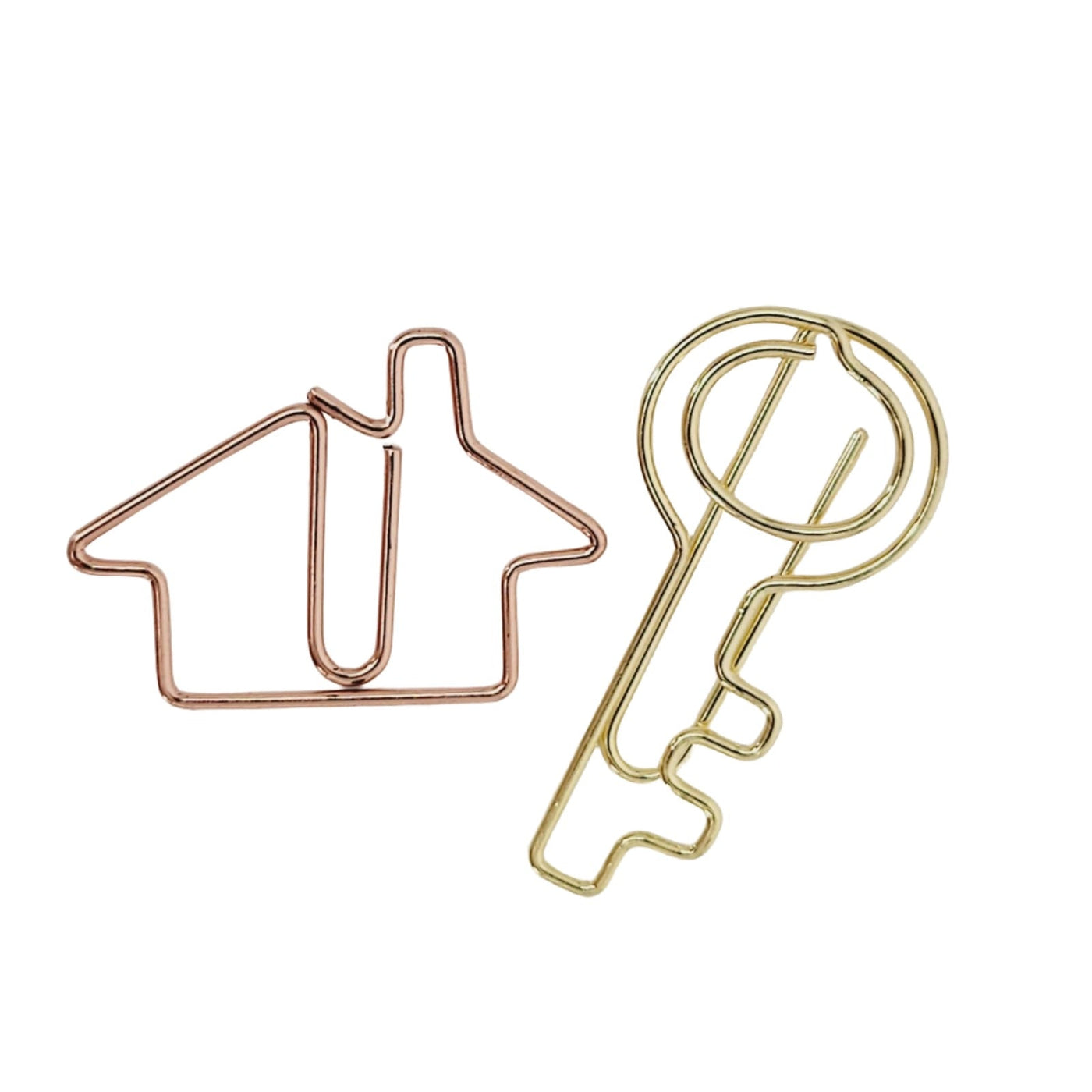 House & Key Shaped Paper Clips - All Things Real Estate