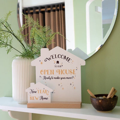 House-Shaped New Year's Welcome Sign - Kit - All Things Real Estate