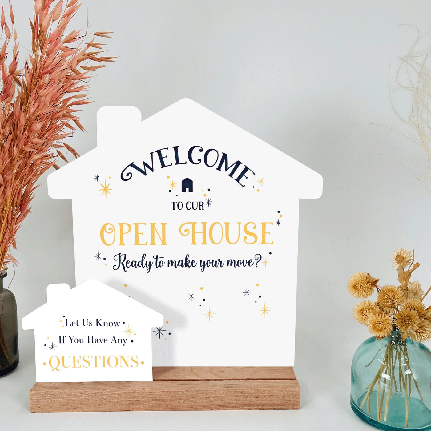 House-Shaped New Year's Welcome Sign - Kit - All Things Real Estate