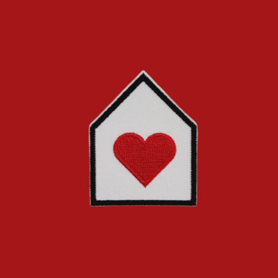 House with a Heart Iron or Sew On Patch - All Things Real Estate