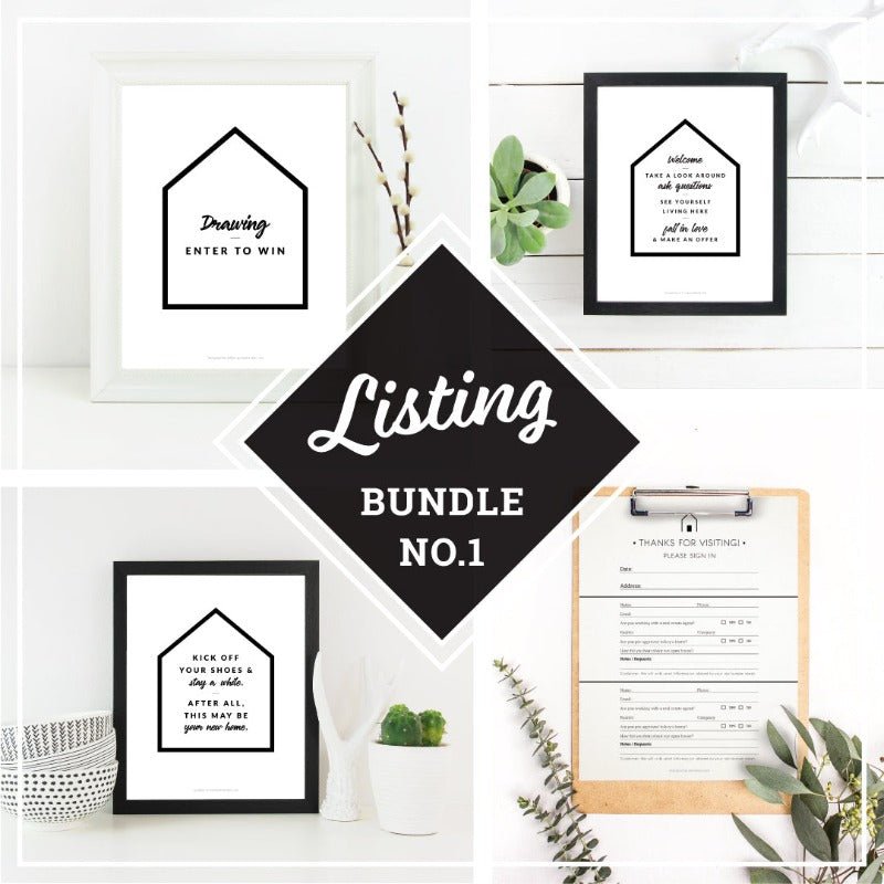 Listing Bundle No.1 - Downloadable - All Things Real Estate