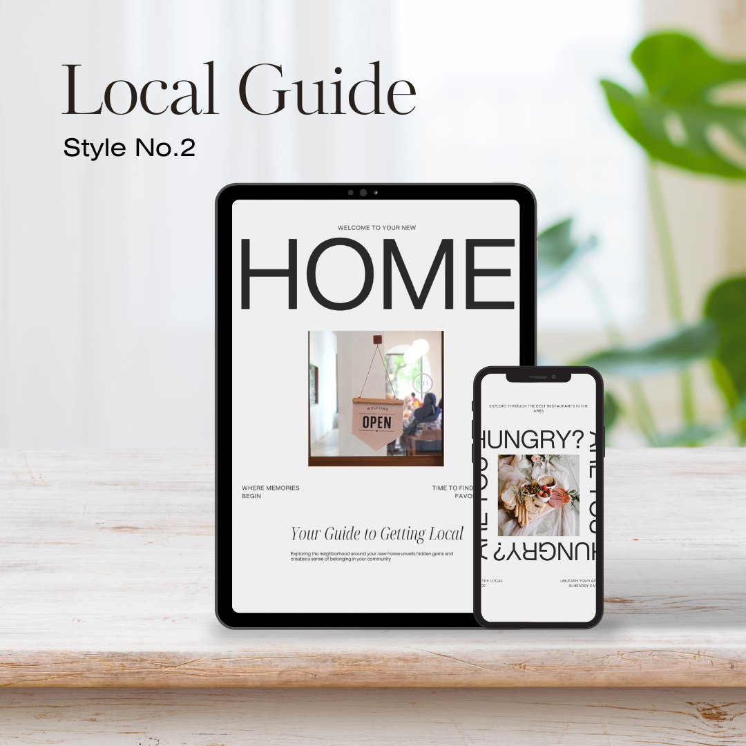 Local Guide for New Homeowners - Style No.2 - Canva Editable Template - All Things Real Estate