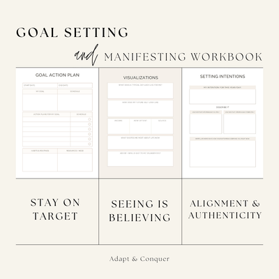 Manifesting & Goal Setting Workbook - Instant Download - All Things Real Estate