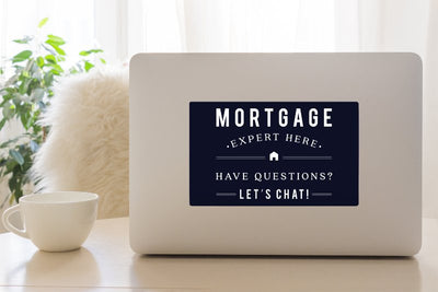 Mortgage Expert (8x5 Navy) - Decal - All Things Real Estate