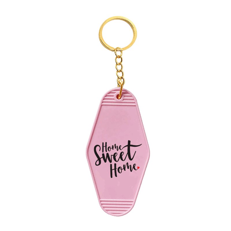 Motel Keychain - Home Sweet Home - Heart - All Things Real Estate