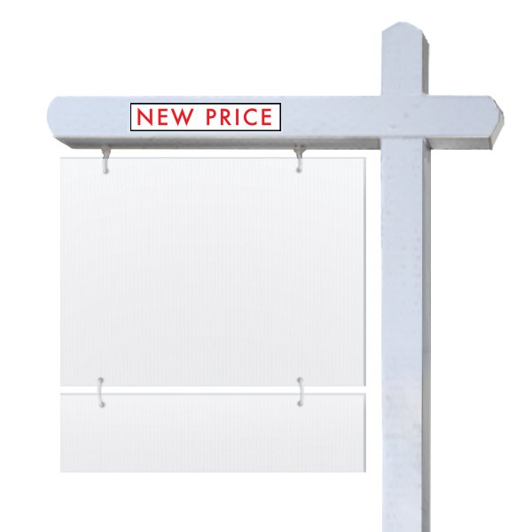 New Price - Box (sticker) - All Things Real Estate