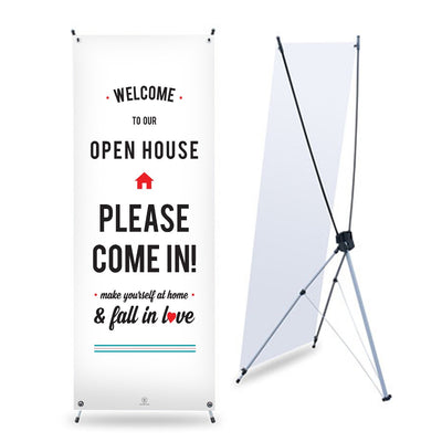 Open House Banner No. 1 - With Stand - All Things Real Estate