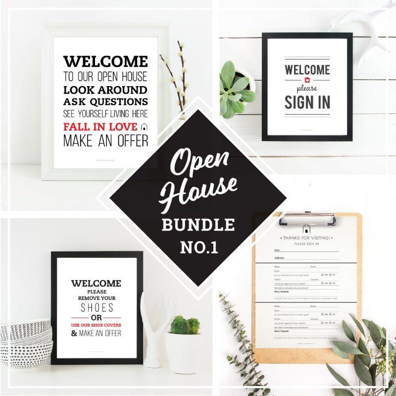 Open House Bundle No.1 - Downloadable - All Things Real Estate