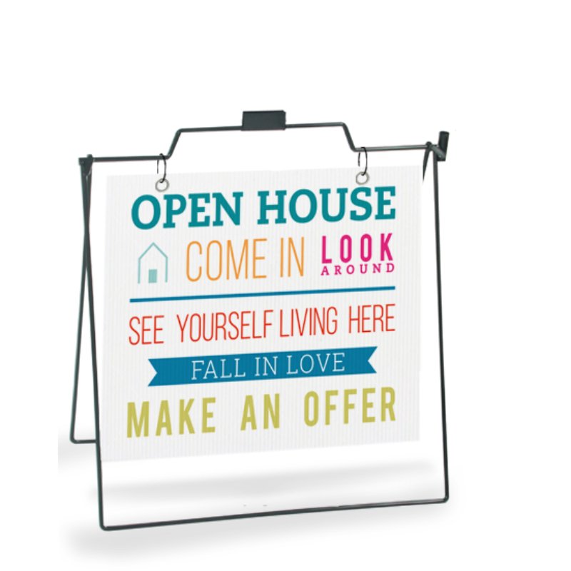 Open House Welcome Yard Sign No.4 - All Things Real Estate