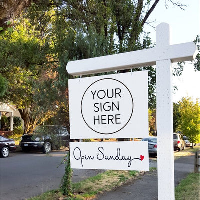 Open Sunday - Cursive - All Things Real Estate