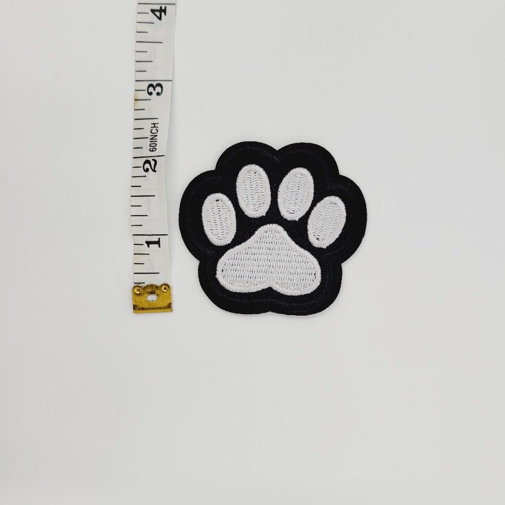 Paw Print Iron or Sew On Patch - All Things Real Estate