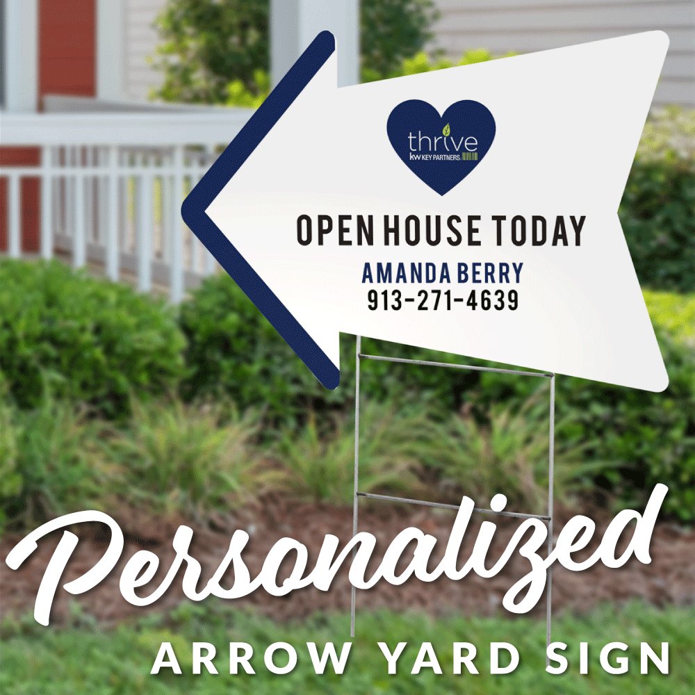 Personalized Arrow Sign - All Things Real Estate