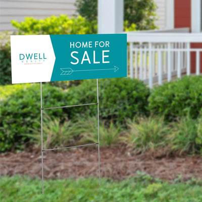 Personalized DWELL Real Estate Directionals - All Things Real Estate