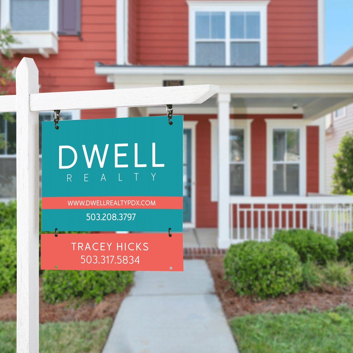 Personalized DWELL Real Estate Riders - All Things Real Estate
