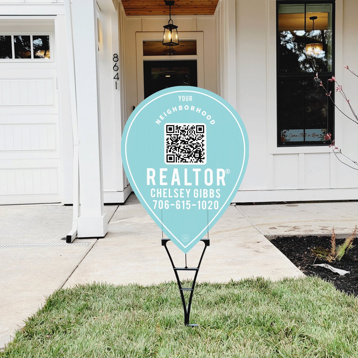 Personalized Neighborhood Agent Map Pin - All Things Real Estate