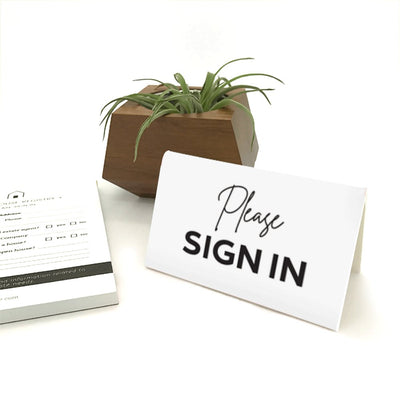Please Sign in - White (2x4) - All Things Real Estate