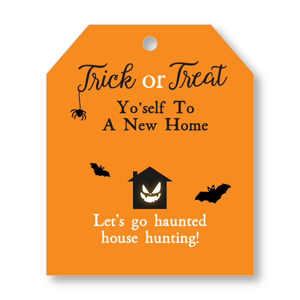 Pop-By Gift Tags - Halloween - Trick or Treat - All Things Real Estate