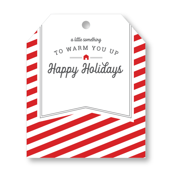 Pop-By Gift Tags - Happy Holidays - All Things Real Estate