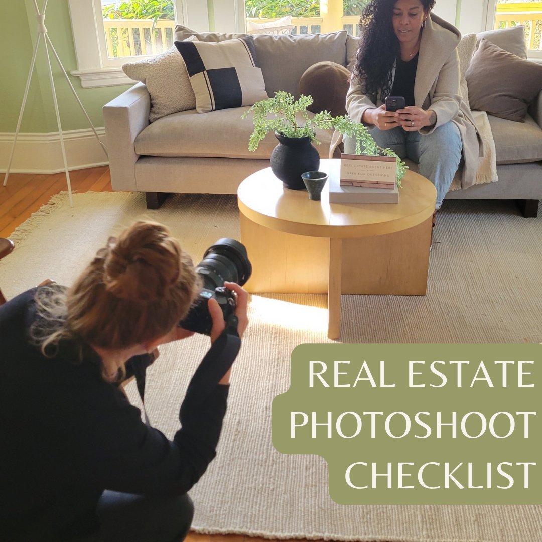 Real Estate Agent Photoshoot Checklist - Instant Download - All Things Real Estate