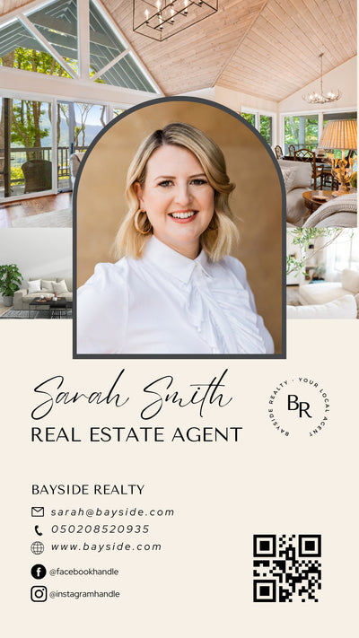 Real Estate Digital Cards - Canva Editable Template - All Things Real Estate