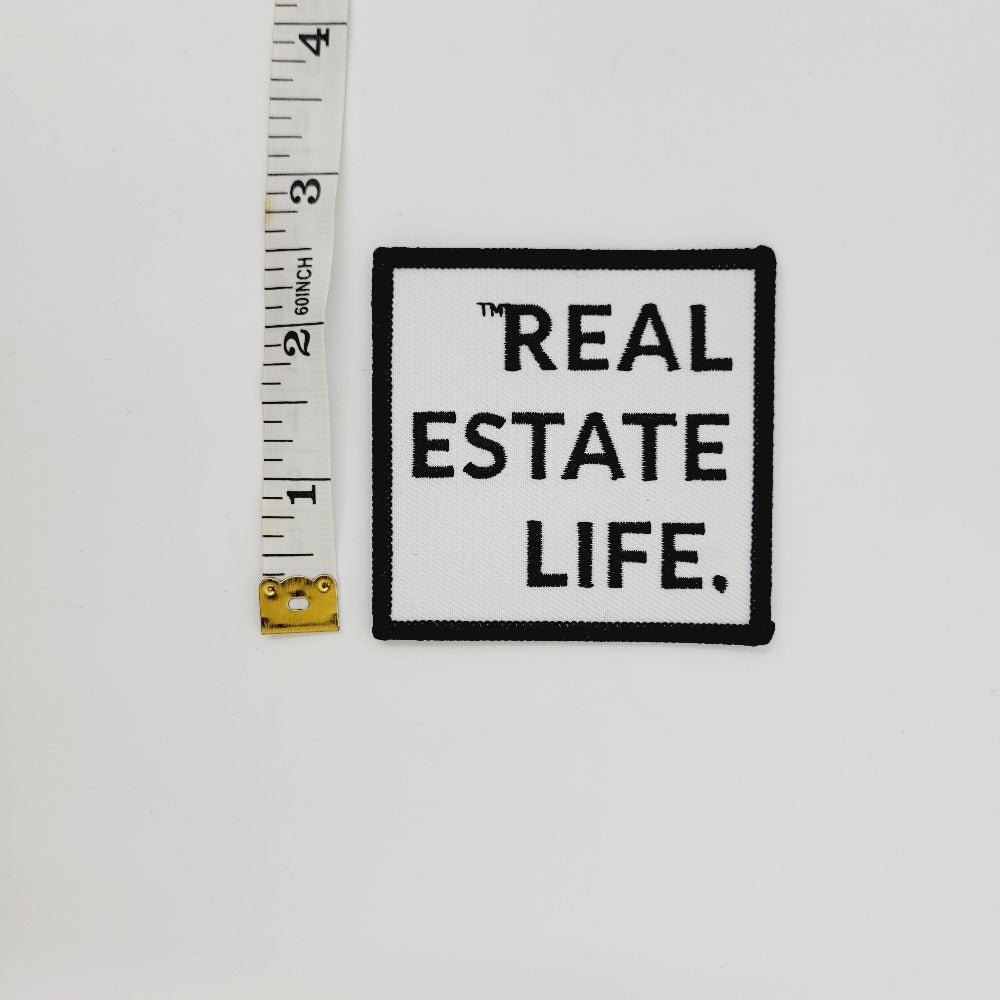 Real Estate Life. - Square - Iron or Sew On Patch - All Things Real Estate
