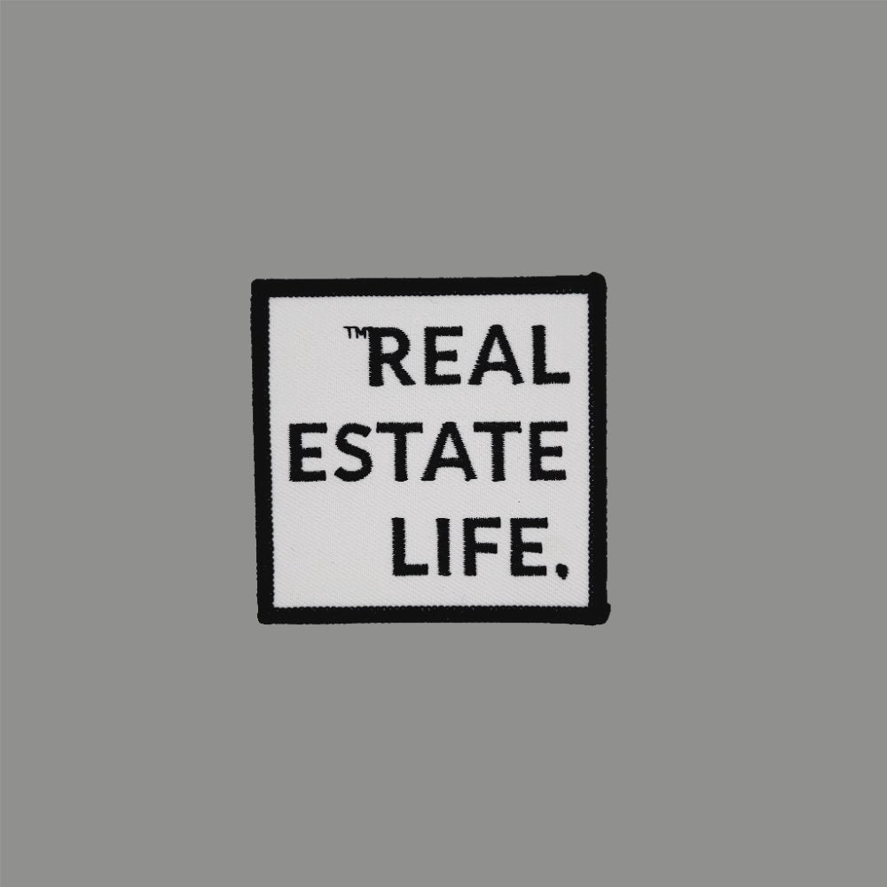 Real Estate Life. - Square - Iron or Sew On Patch - All Things Real Estate