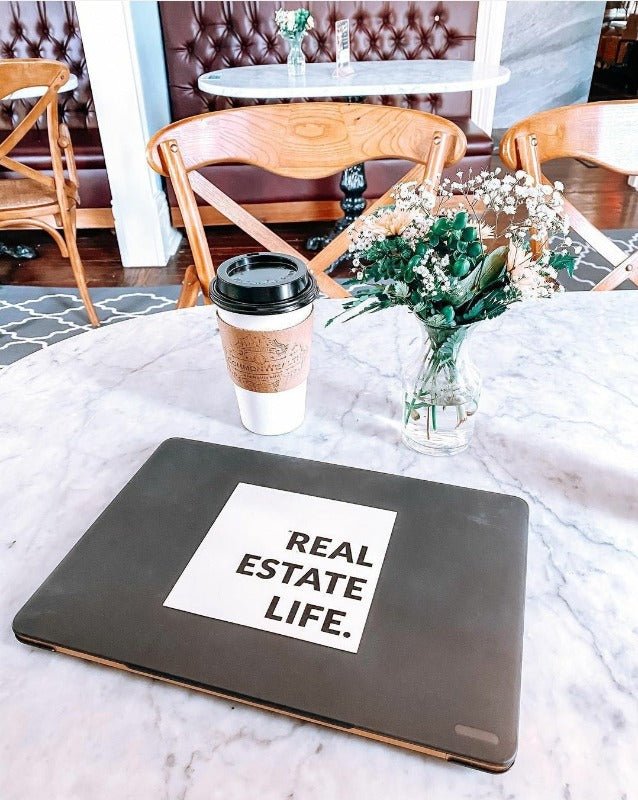 Real Estate Life.™ - White Decal - All Things Real Estate