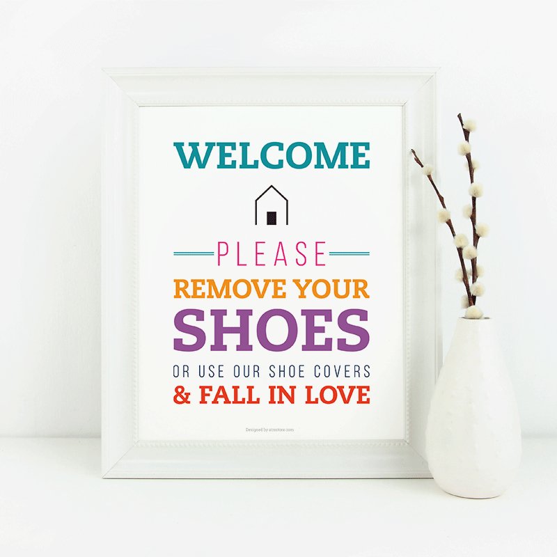 Shoe Sign No.5 - Downloadable - All Things Real Estate