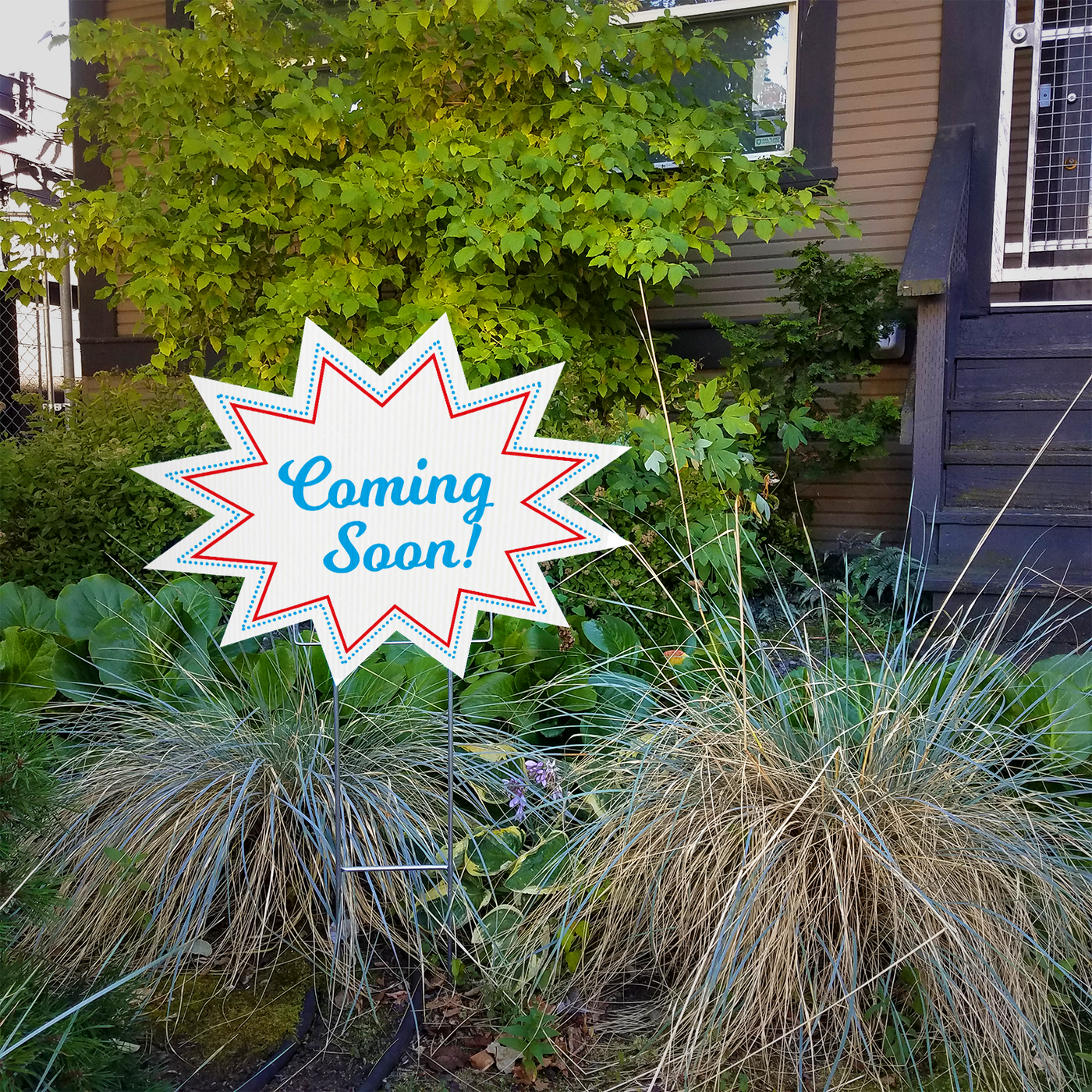 Coming Soon - Explosion Yard Sign